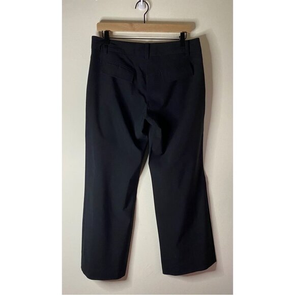 Trina Turk Black Straight Leg Dress Pants Size 4 - Picture 2 of 12